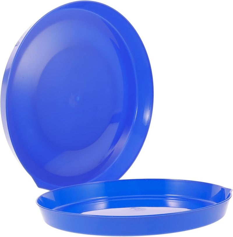 2 Pack Bubble Holder Trays and Storage Plate for Outdoor Fun Family Activities - Image 1